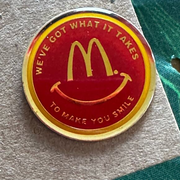 BOGO FREE VTG McDonalds EMPLOYEE PIN BROOCH - Picture 1 of 5